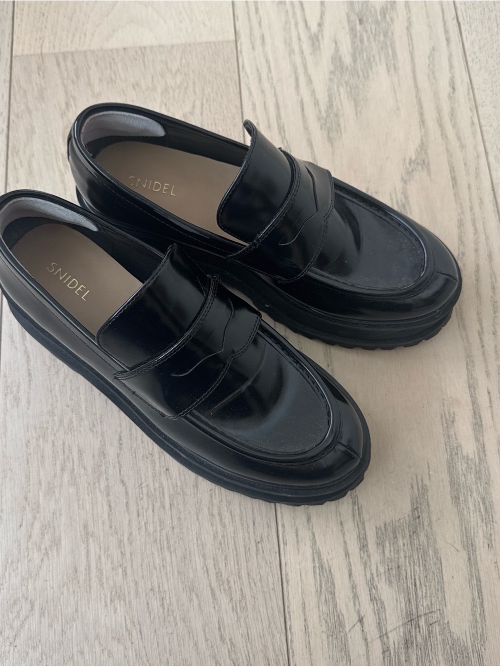 JFashion Women’s Black Penny Loafers